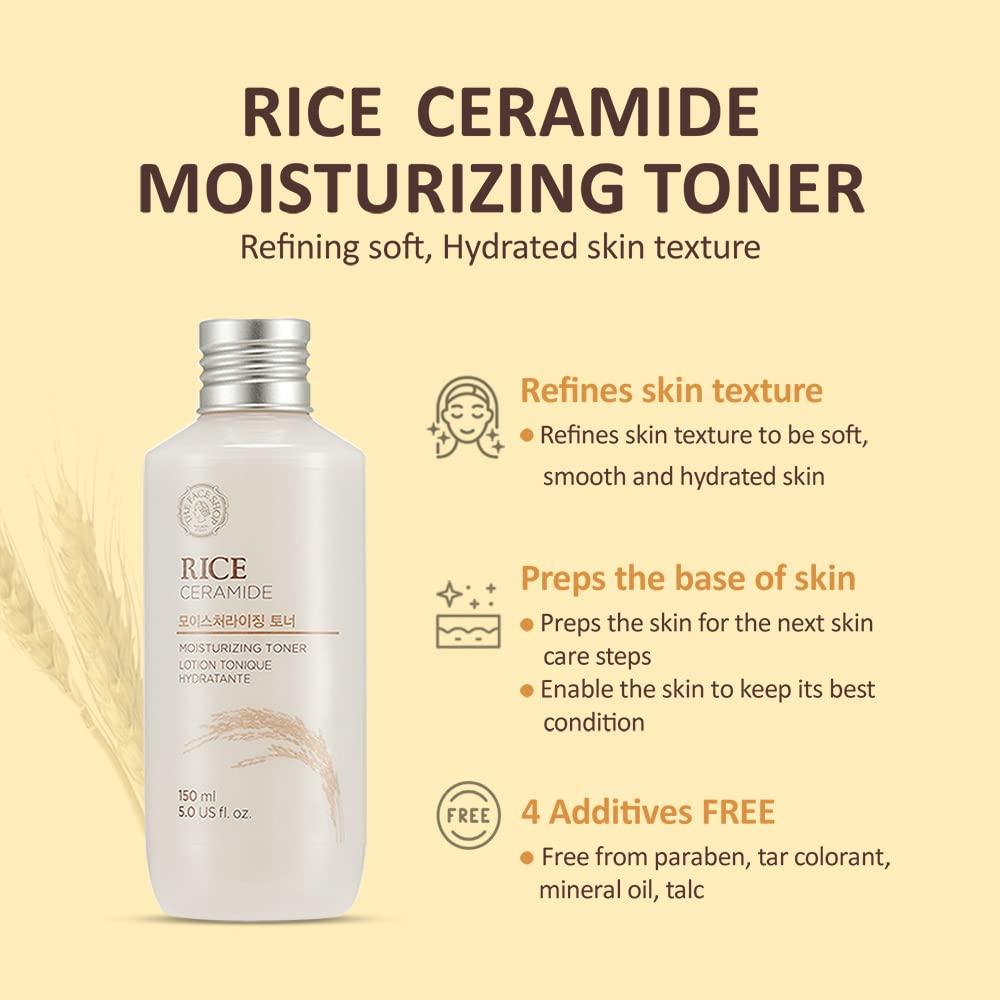 The Face Shop - Rice & Ceramide Moisturizing Toner 150Ml